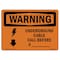 Signmission OSHA WARNING Sign, Underground Cable Call Before, 10in X 7in Decal, 7" W, 10" L, Landscape OS-WS-D-710-L-12859 - alternate 1